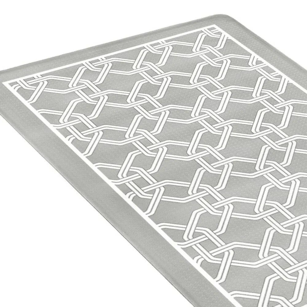 PowerSellerUSA Eco Friendly PVC Kitchen Floor Mats, 30x18x0.4 Inch Indoor Door